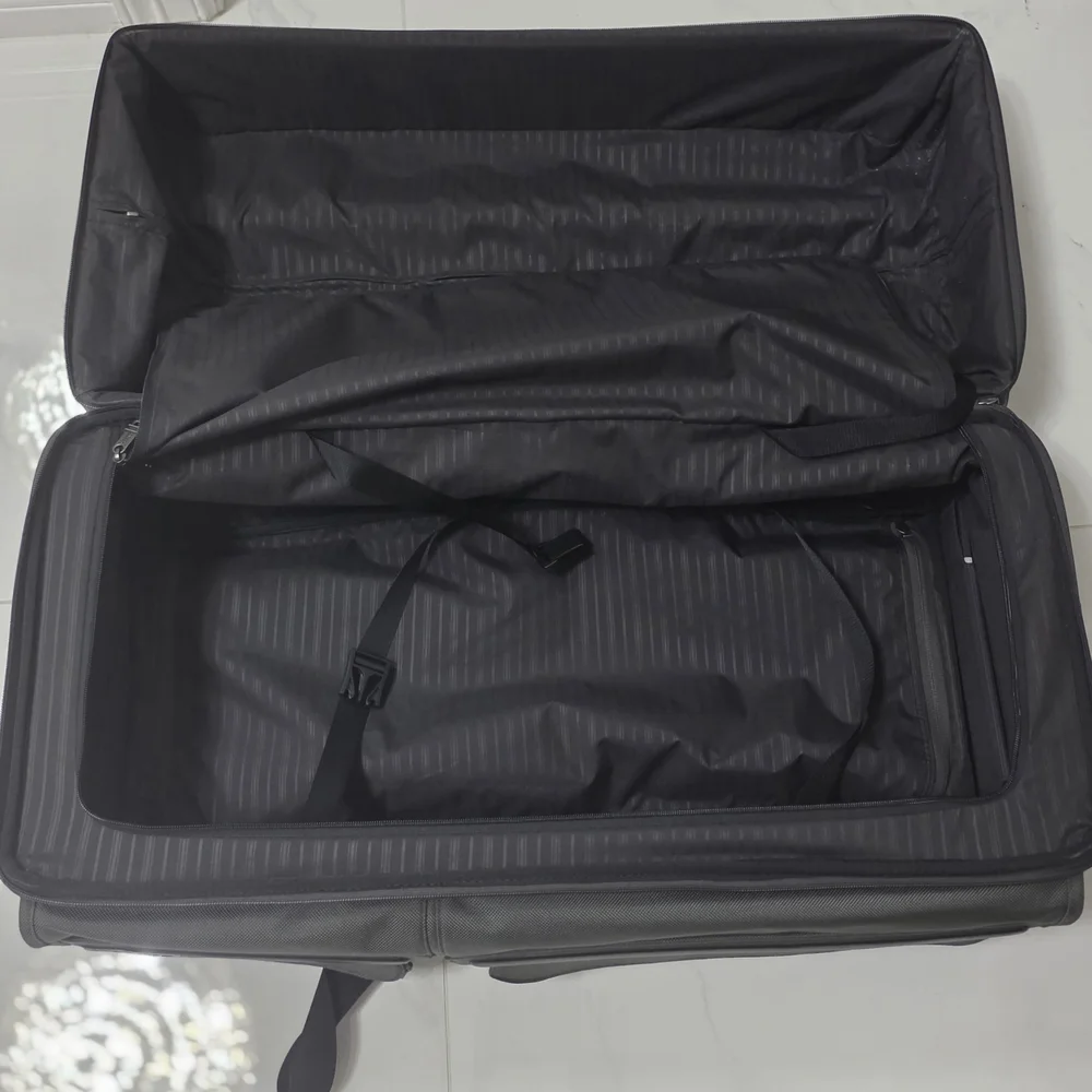 Tumi Alpha Large two-wheel Charcoal Grey Split Rolling Duffle 22041GY0P